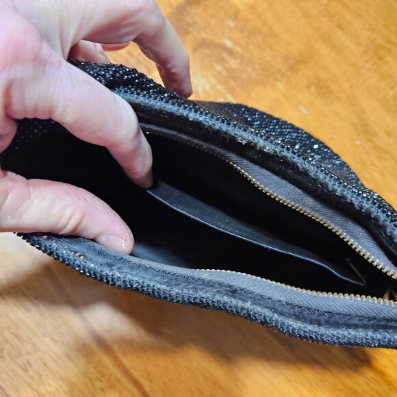 Ventage Black Beaded Cocktail Purse - Picture 5 of 5